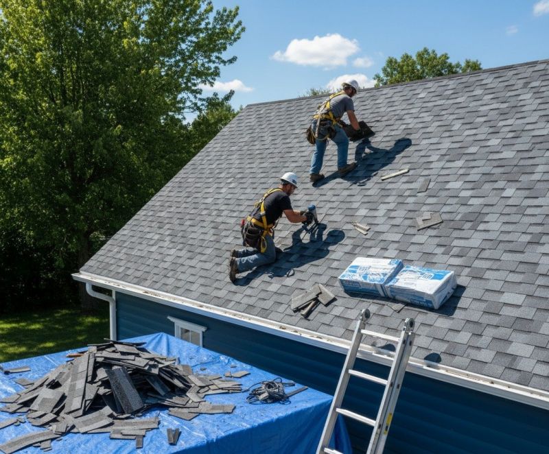 Asphalt Roof Replacement in Colchester, VT