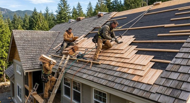 Cedar Roof Installation in Burlington, VT