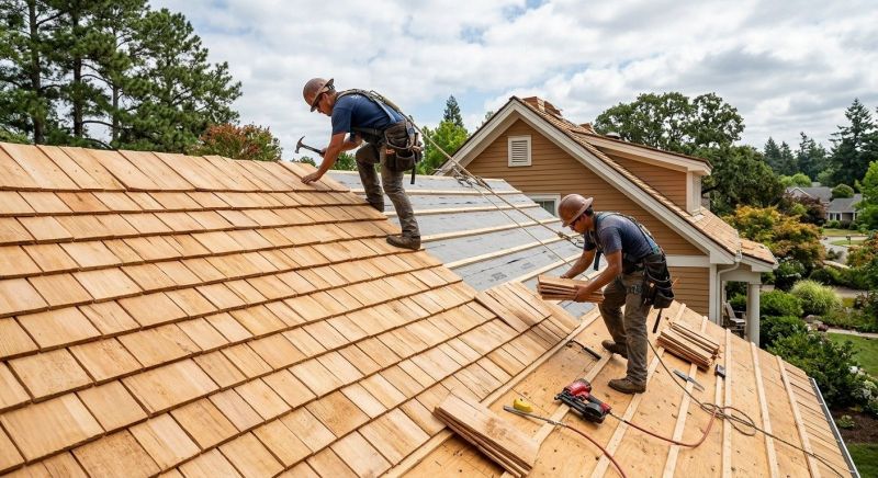Cedar Roof Installation in Plattsburgh, NY