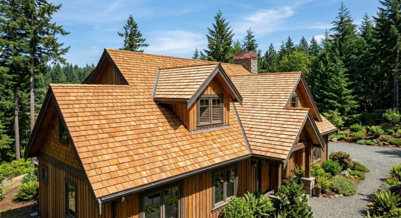 Cedar Roof Installation in Swanton, VT
