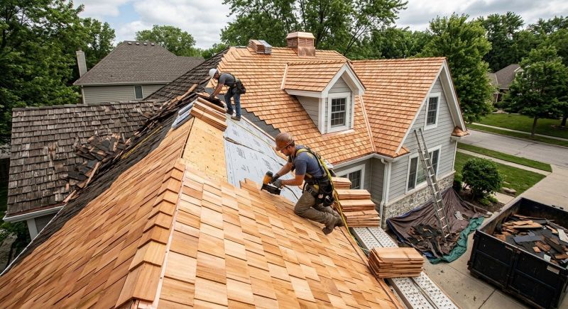 Cedar Roof Replacement in Enosburg Falls, VT