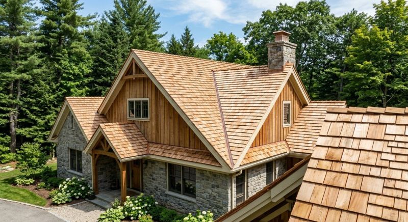 Cedar Shake Roof Construction in Burlington, VT
