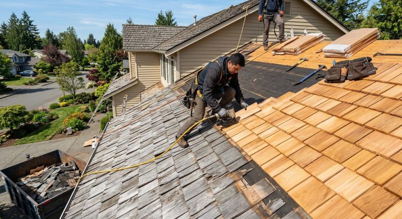 Cedar Shingles Replacement in Burlington, VT