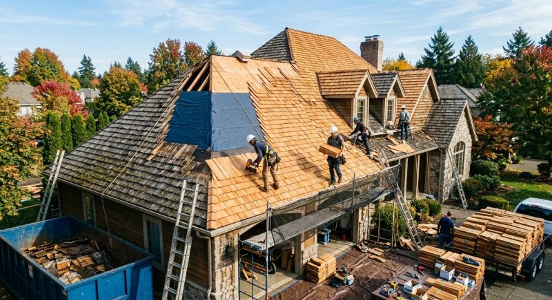 Cedar Shingles Replacement in Chittenden County, VT