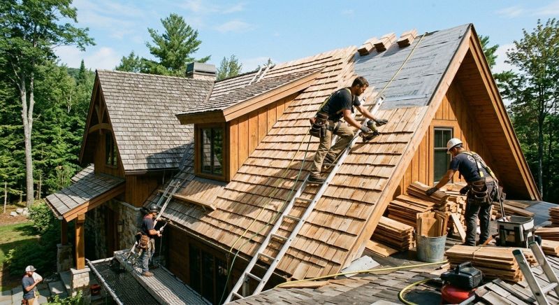 Cedar Shingles Replacement in Colchester, VT