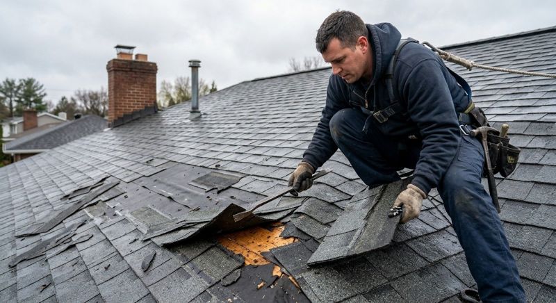 Damaged Roof Replacement in Franklin County, VT