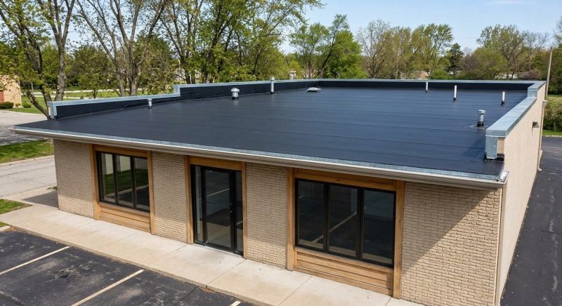 Flat Roof Installation in Burlington, VT