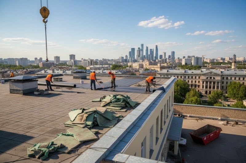 Flat Roof Replacement in Burlington, VT