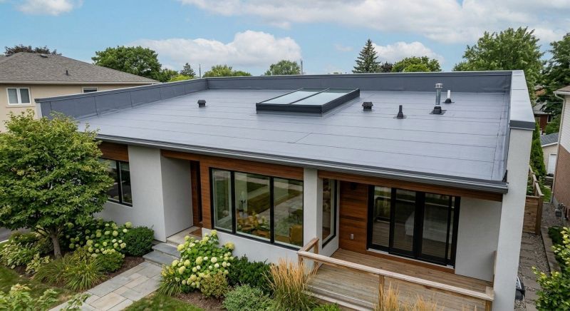 Flat Roof Replacement in Jeffersonville, VT