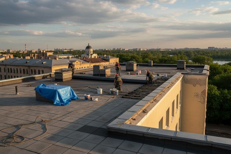 Flat Roof Replacement in Plattsburgh, NY