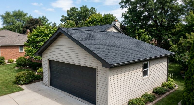 Garage Roof Installation in Milton, VT