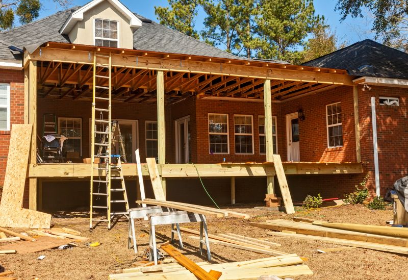 Porch Roofing Installation in Milton, VT