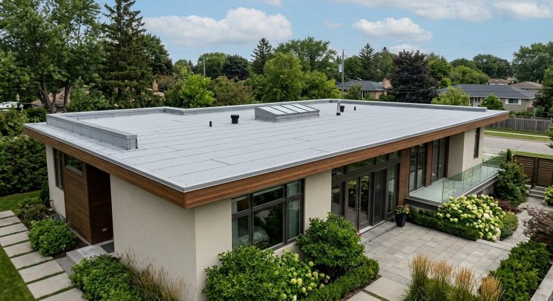 Single Ply Roof Installation in Milton, VT