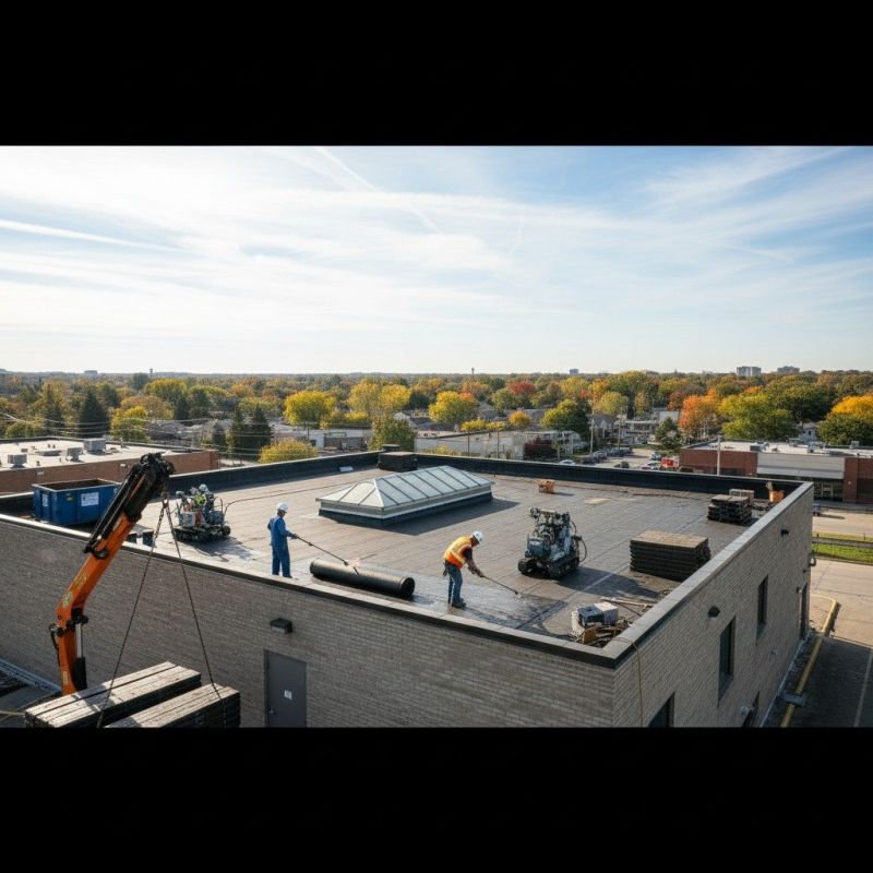 Single Ply Roof Replacement in Burlington, VT