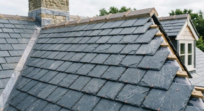 Slate Roof Construction in Cambridge, VT