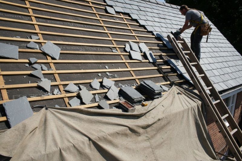 Slate Roof Replacement in Colchester, VT