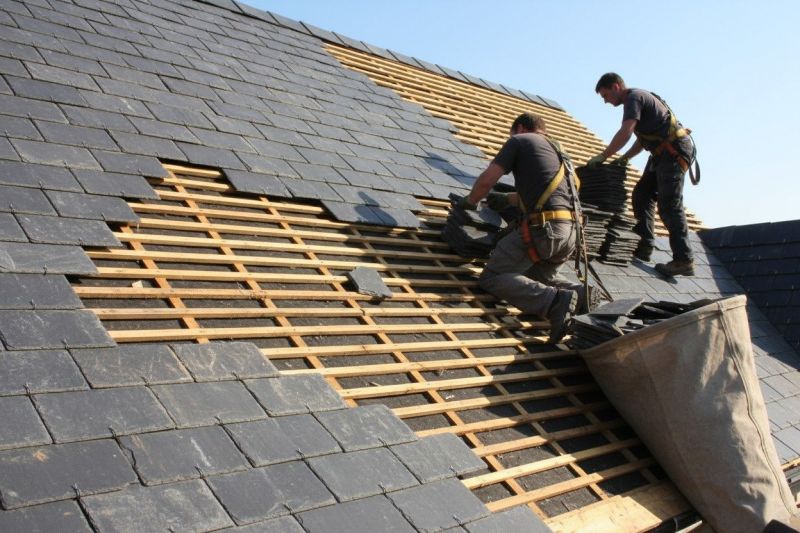 Slate Roof Replacement in Huntington, VT
