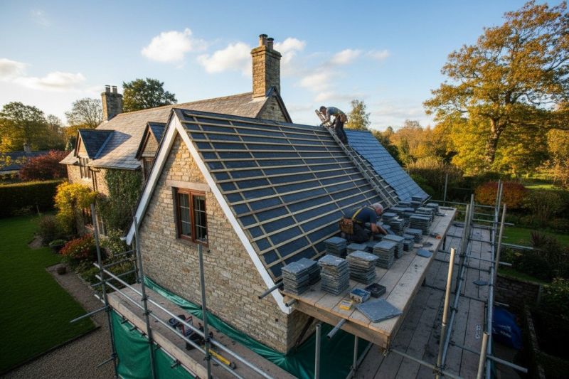 Slate Roof Replacement in Swanton, VT
