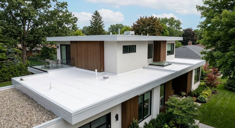 Tpo Roof Installation in Milton, VT