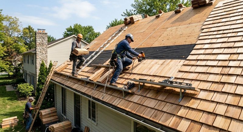 Wood Roofing Installation in Chittenden County, VT