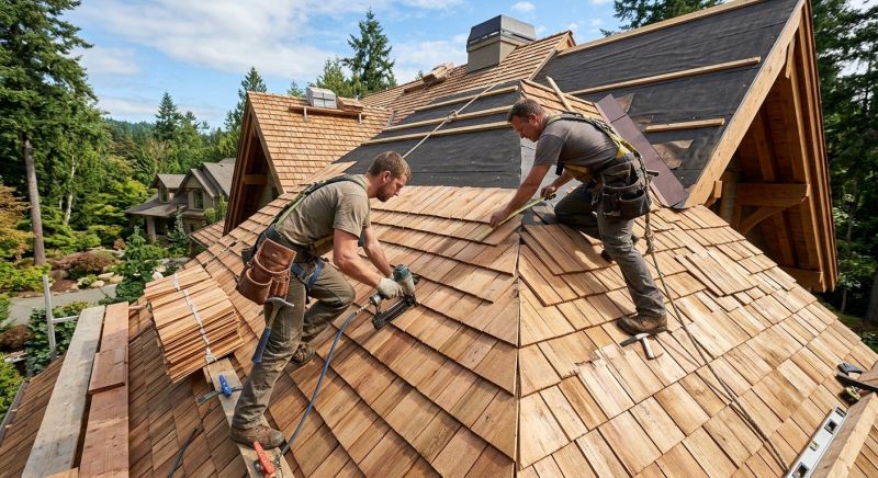 Wood Roofing Installation in Colchester, VT