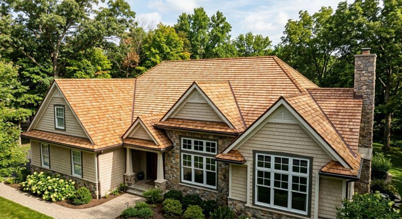 Wood Roofing Installation in Huntington, VT