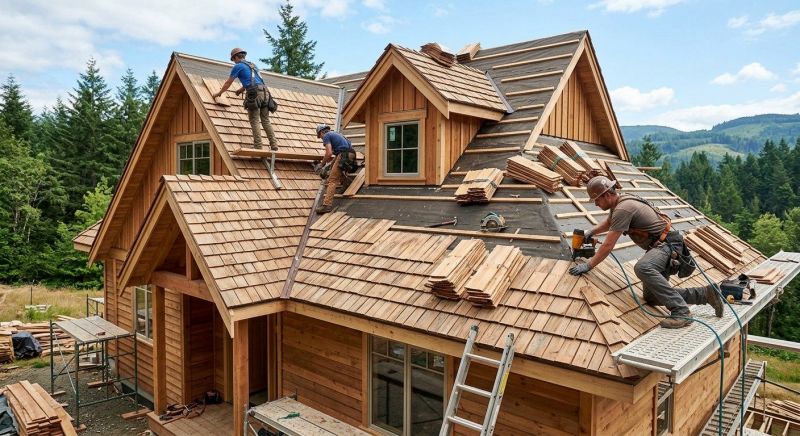 Wood Roofing Installation in Plattsburgh, NY