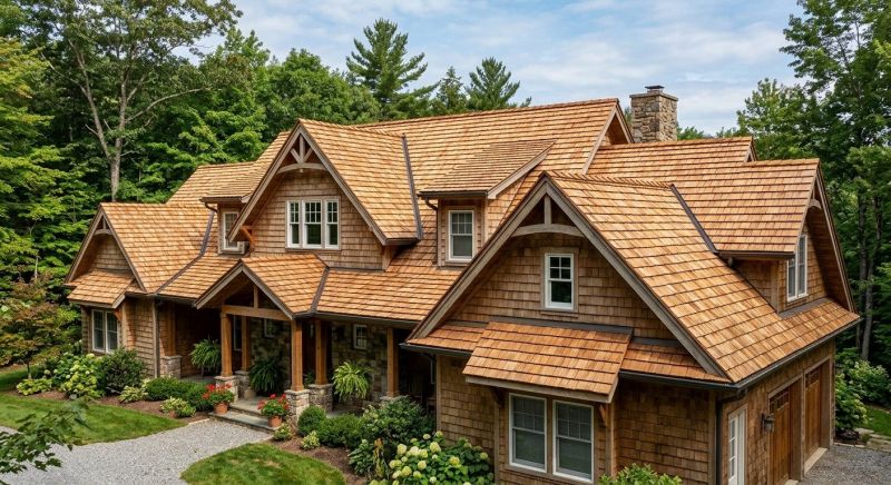 Wood Roofing Installation in Williston, VT