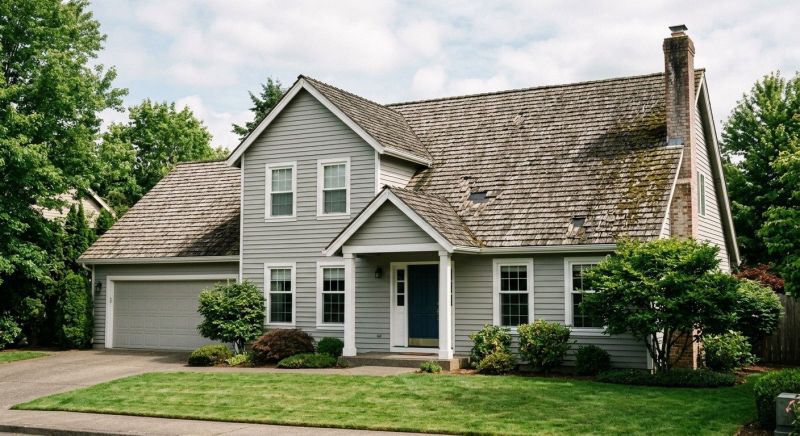 Wood Shingle Roof Replacement in Milton, VT