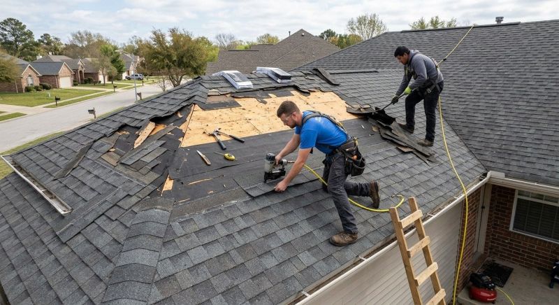 Damaged Roof Replacement in Enosburg Falls, VT